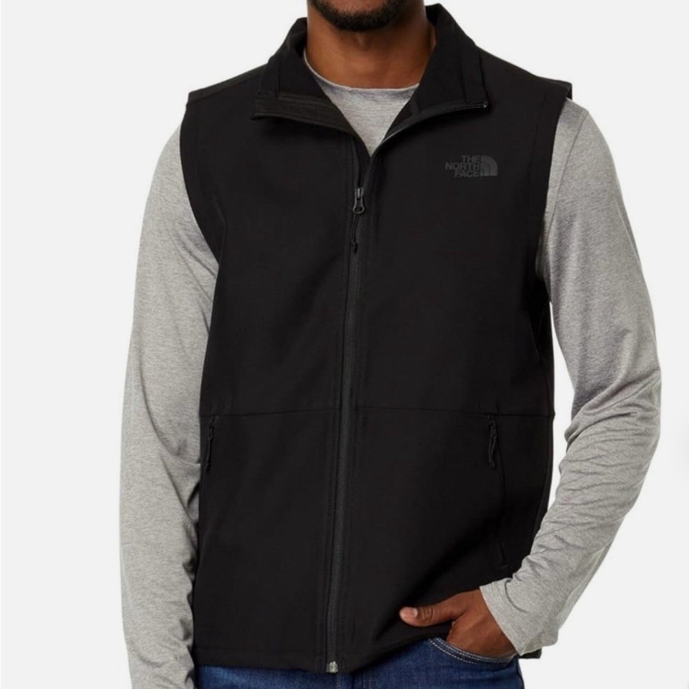 The North Face (Soft Shell-Full Zip Camden) Black Vest
